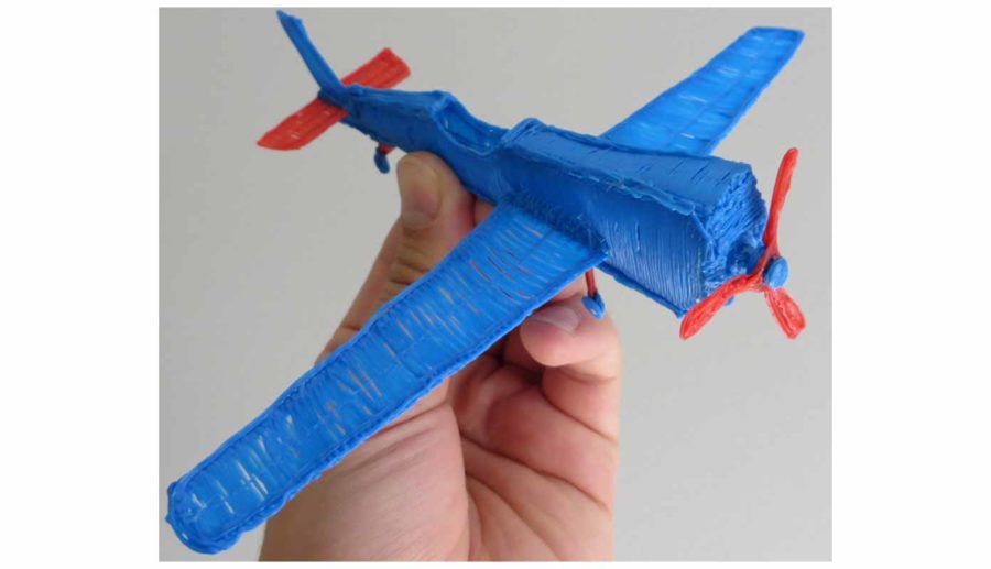 Uçak - 3D Kalem Şablonu (Resim Kaynağı: the3doodler.com)