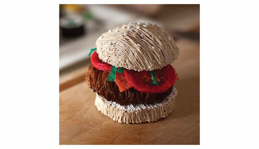 Hamburger - 3D Kalem Şablonu (Resim Kaynağı: the3doodler.com)