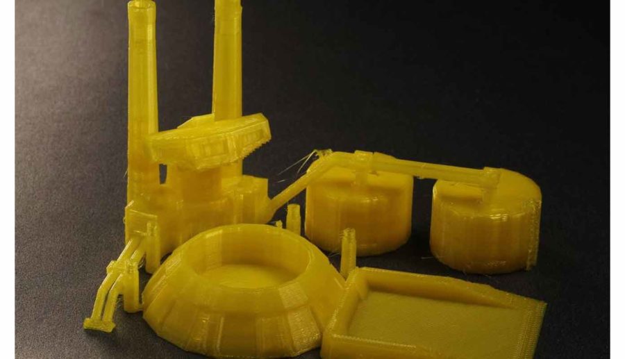 Command & Conquer GDI Refinery (Image source: zhall/thingiverse)