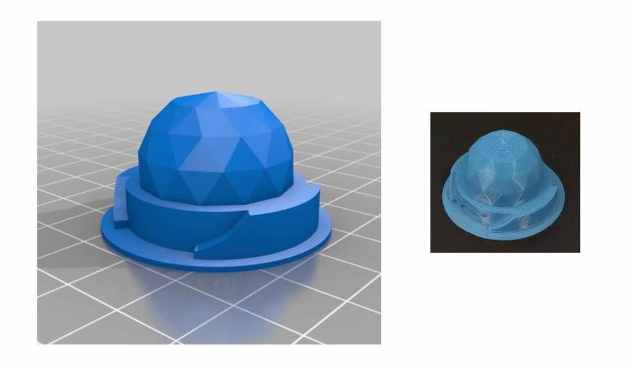 Command & Conquer Station radar alliée (source d'image : blockmar/thingiverse)