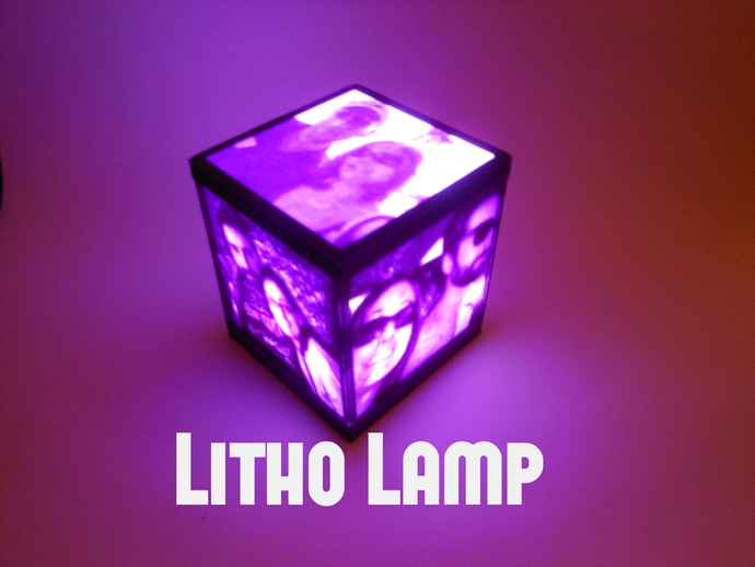 Lampe Litho de Grissini (source de l'image : https://www.thingiverse.com/thing:97884)