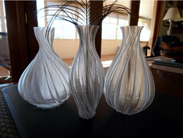 3D yazıcıdan hediye fikri olarak vazolar