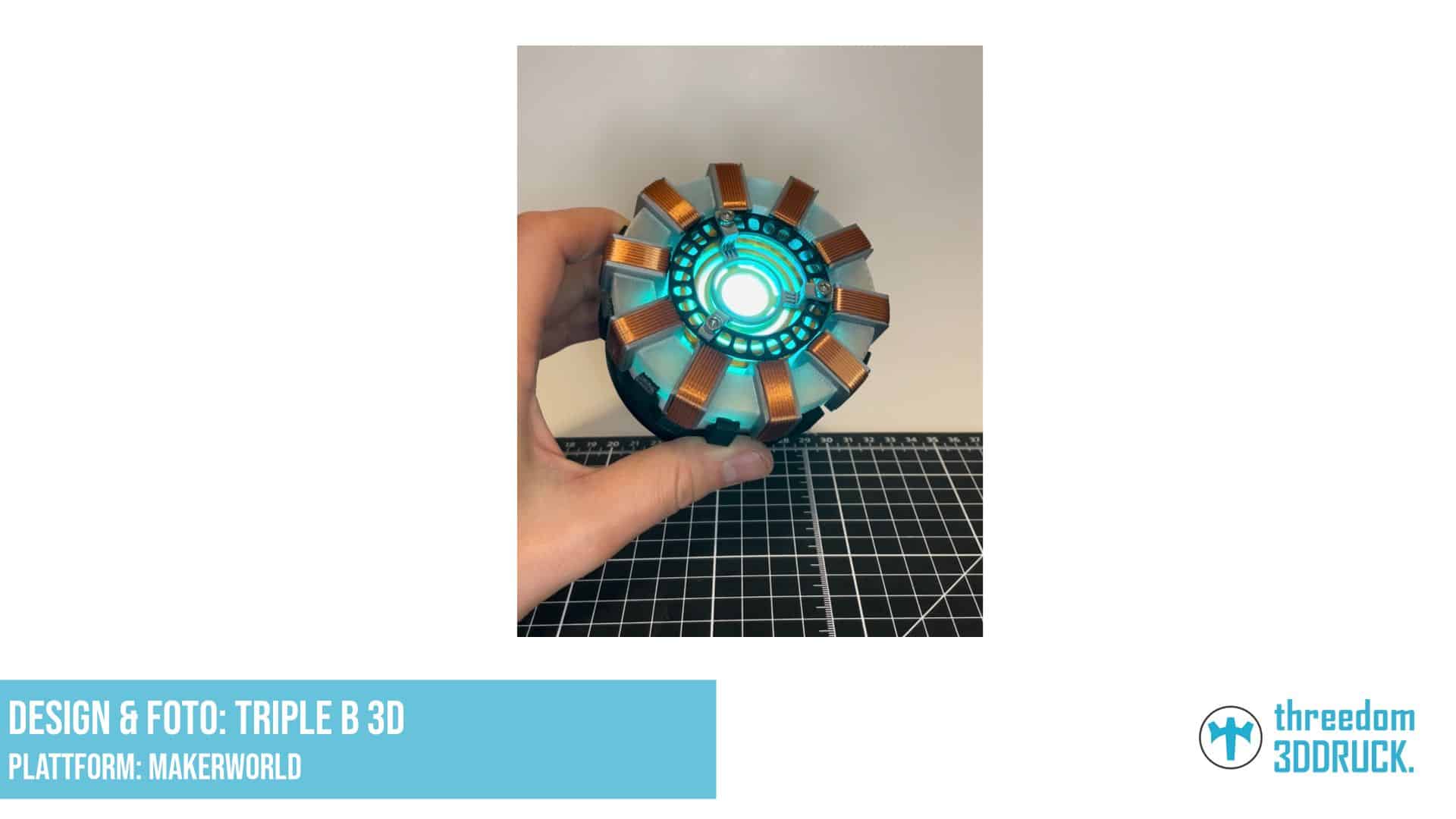 Tragbarer Arc-Reaktor für Cosplay