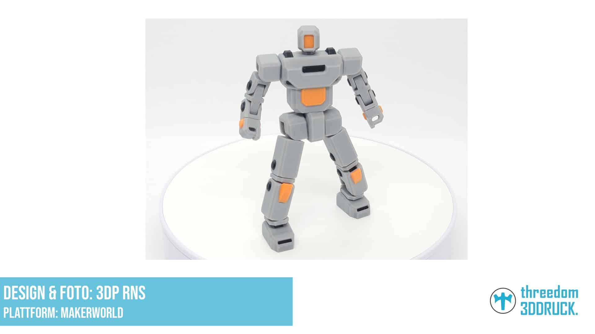 3D-gedruckter Roboter Worker