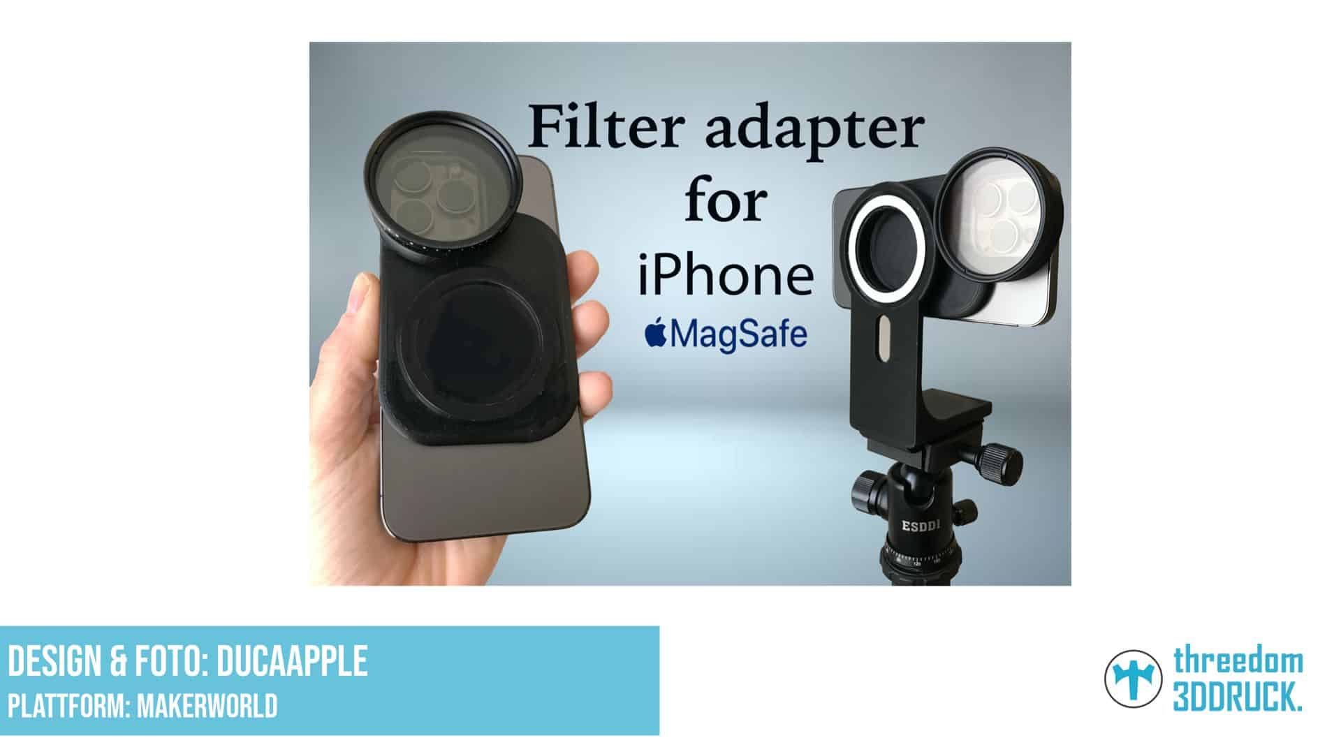 55-mm-Filteradapter für iPhone mit MagSafe