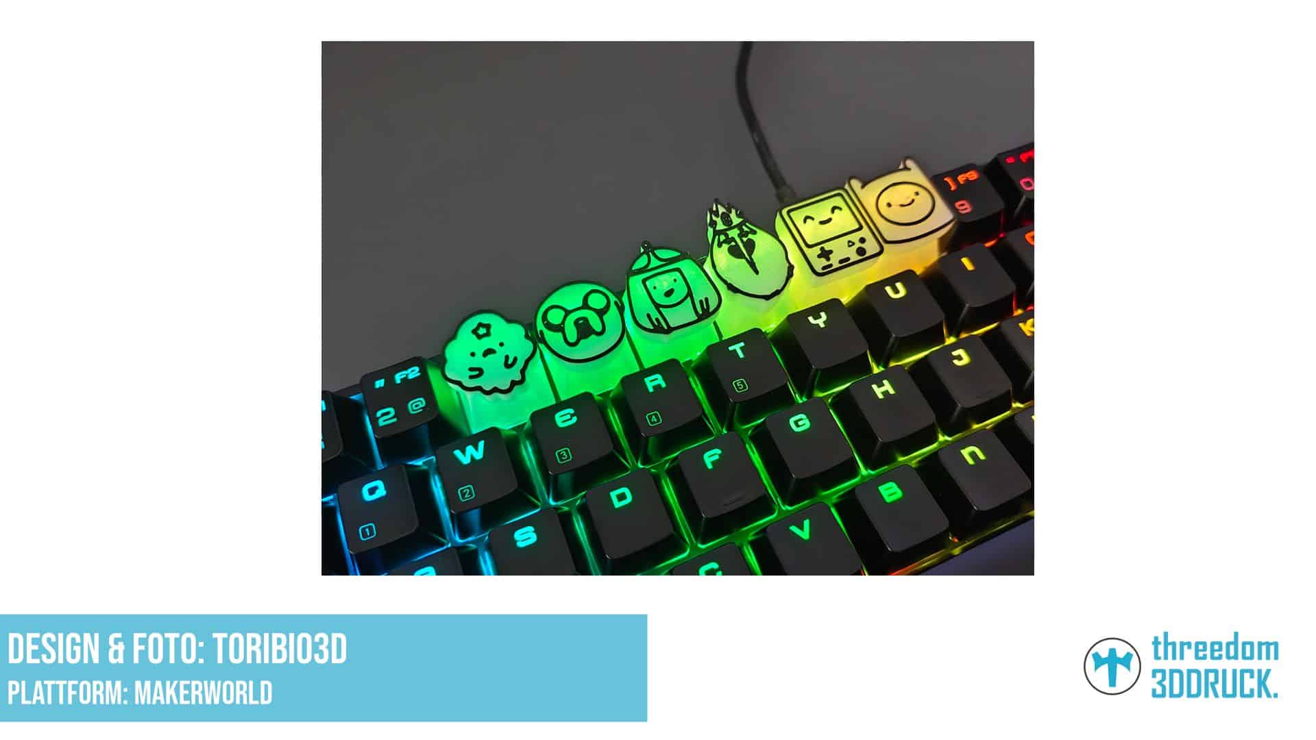 Adventure Time Cherry MX Keycap
