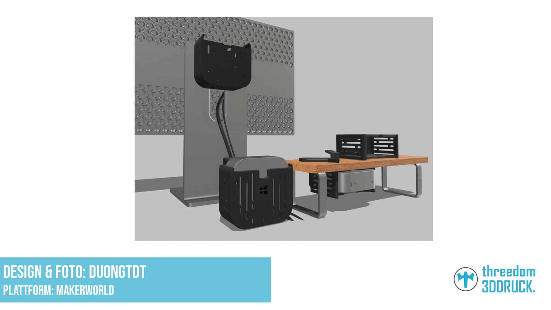 Mac Mini M4 2024 Wand- und Tischhalterung