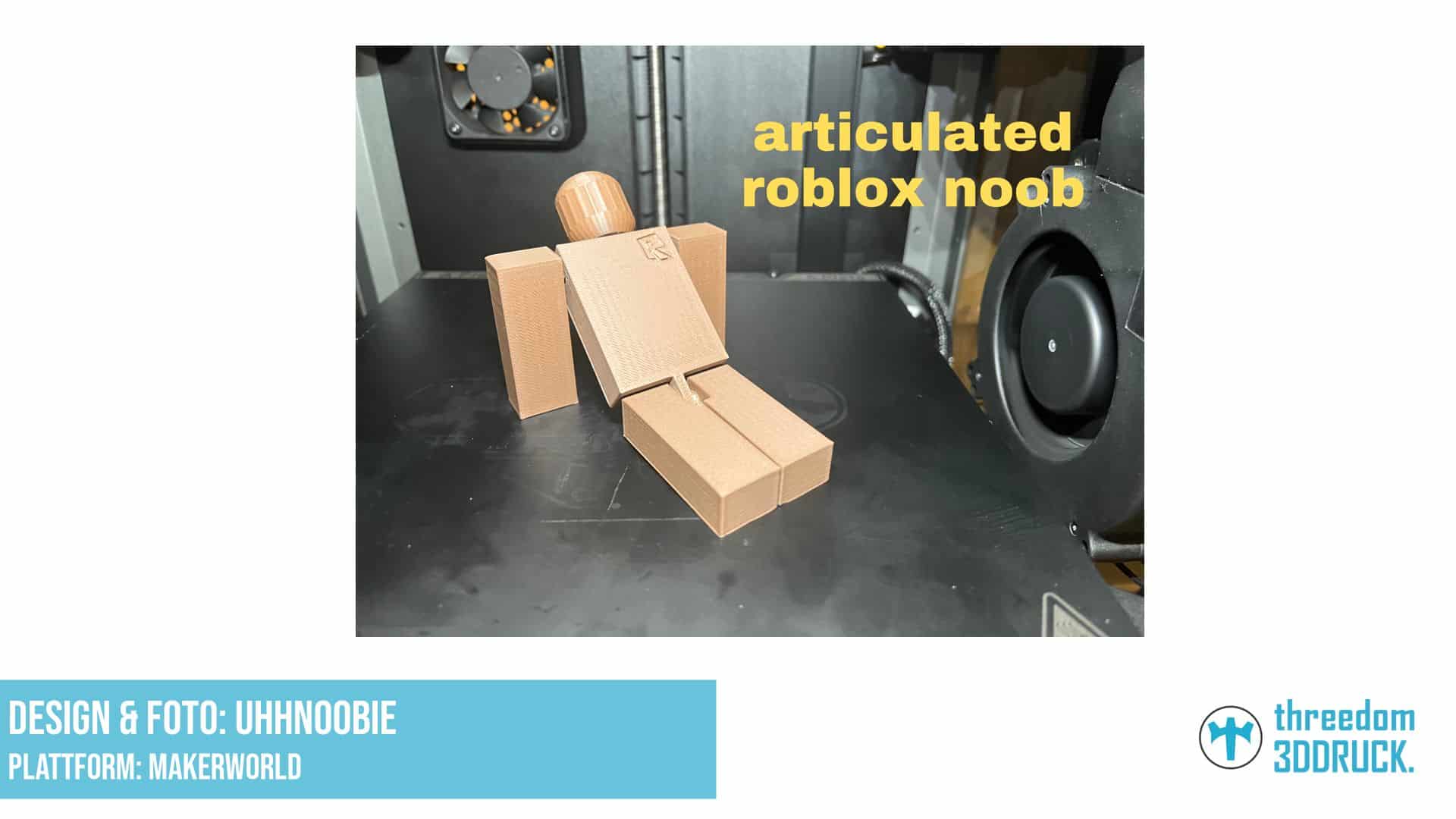 Articulierter Roblox-Noob-Figurenmodell