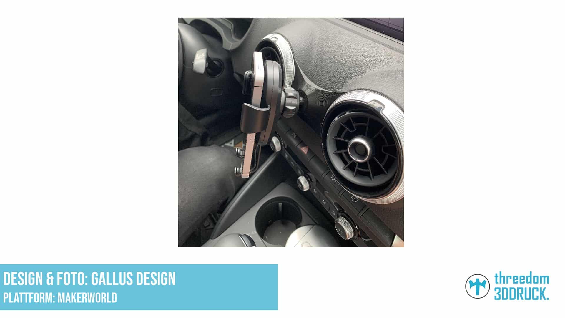Audi A3 Handyhalterung mit kabelloser Ladefunktion