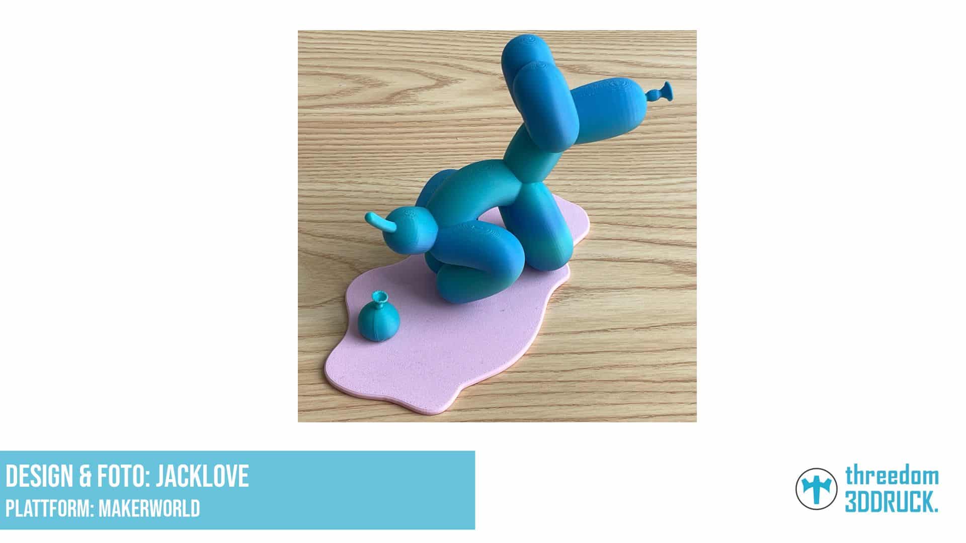 Balloon-Hund Skulptur