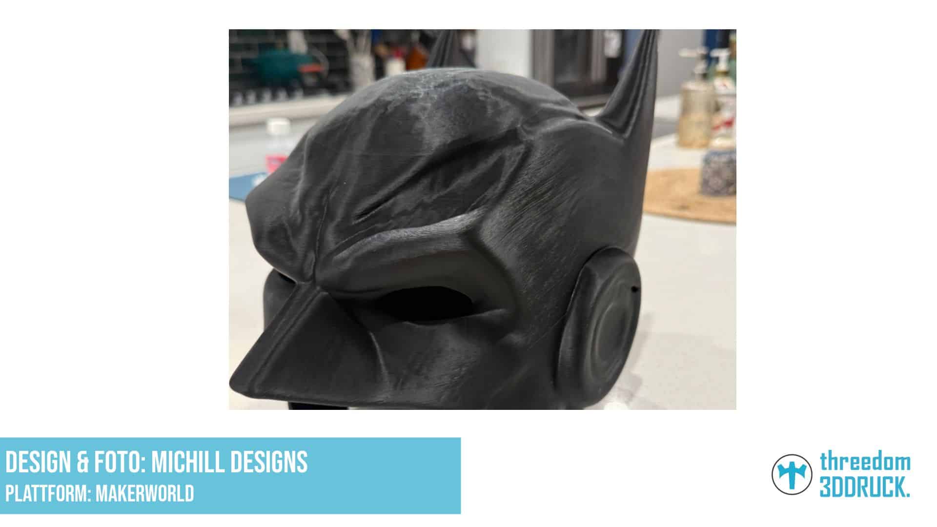 Batman Cosplay Helm mit Ohren für Erwachsene