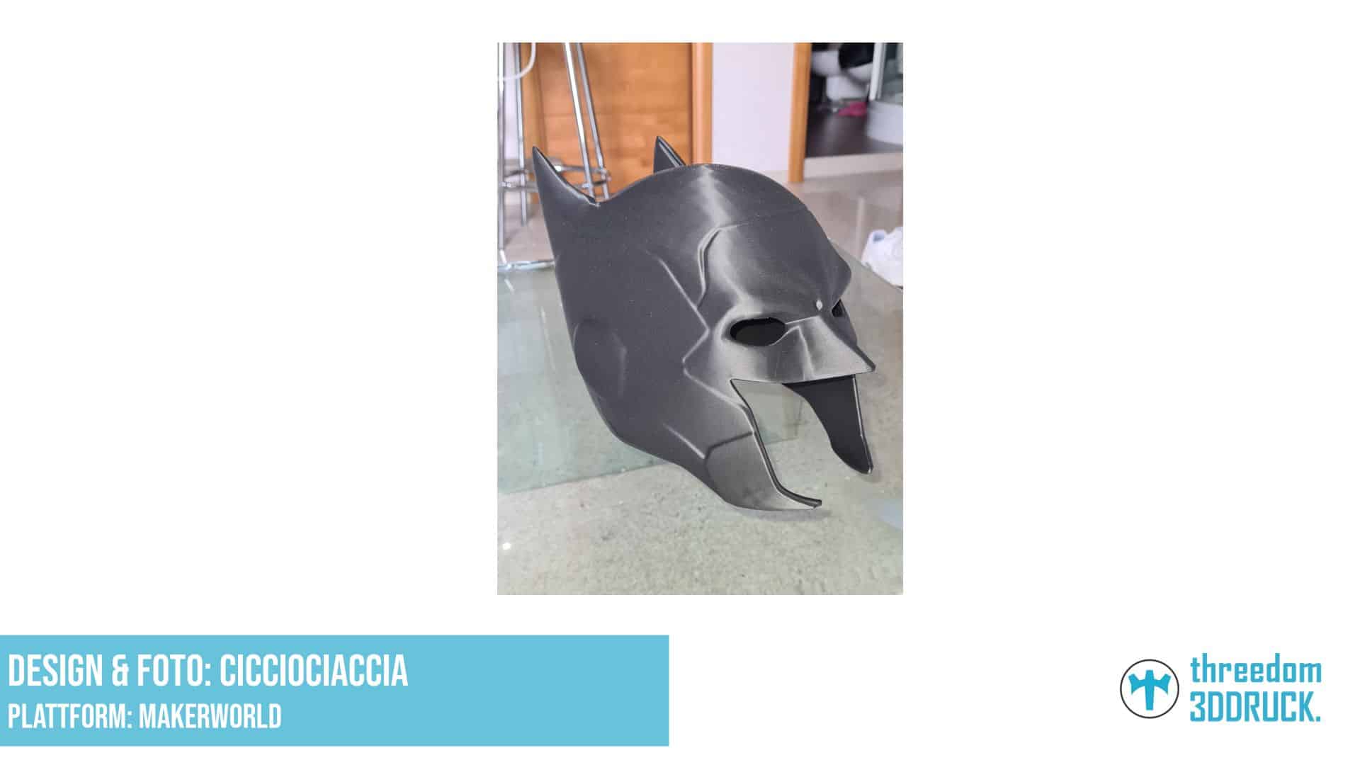 Batman Helm Einzelbett Druck