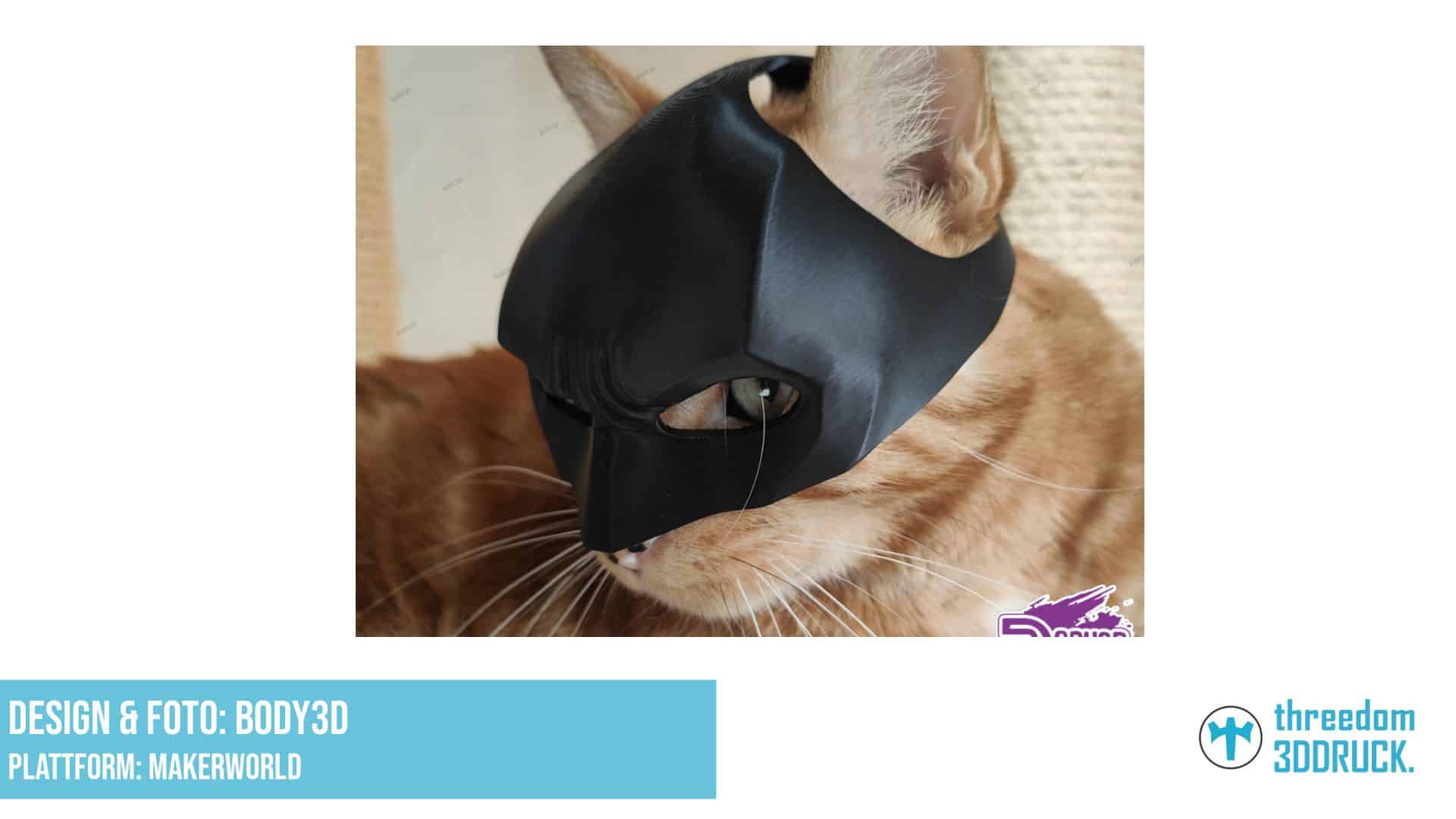 Batman Katzenmaske für Haustiere