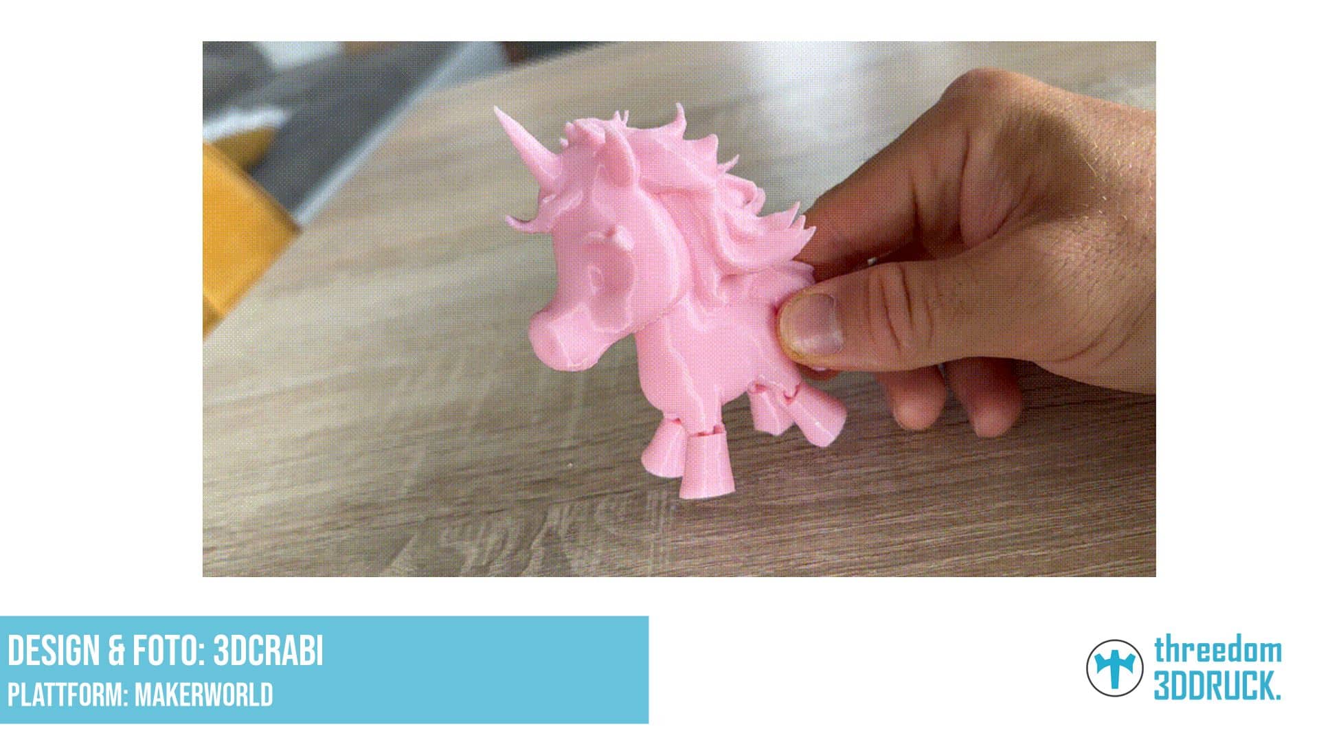 Bewegliches Einhorn-Spielzeug