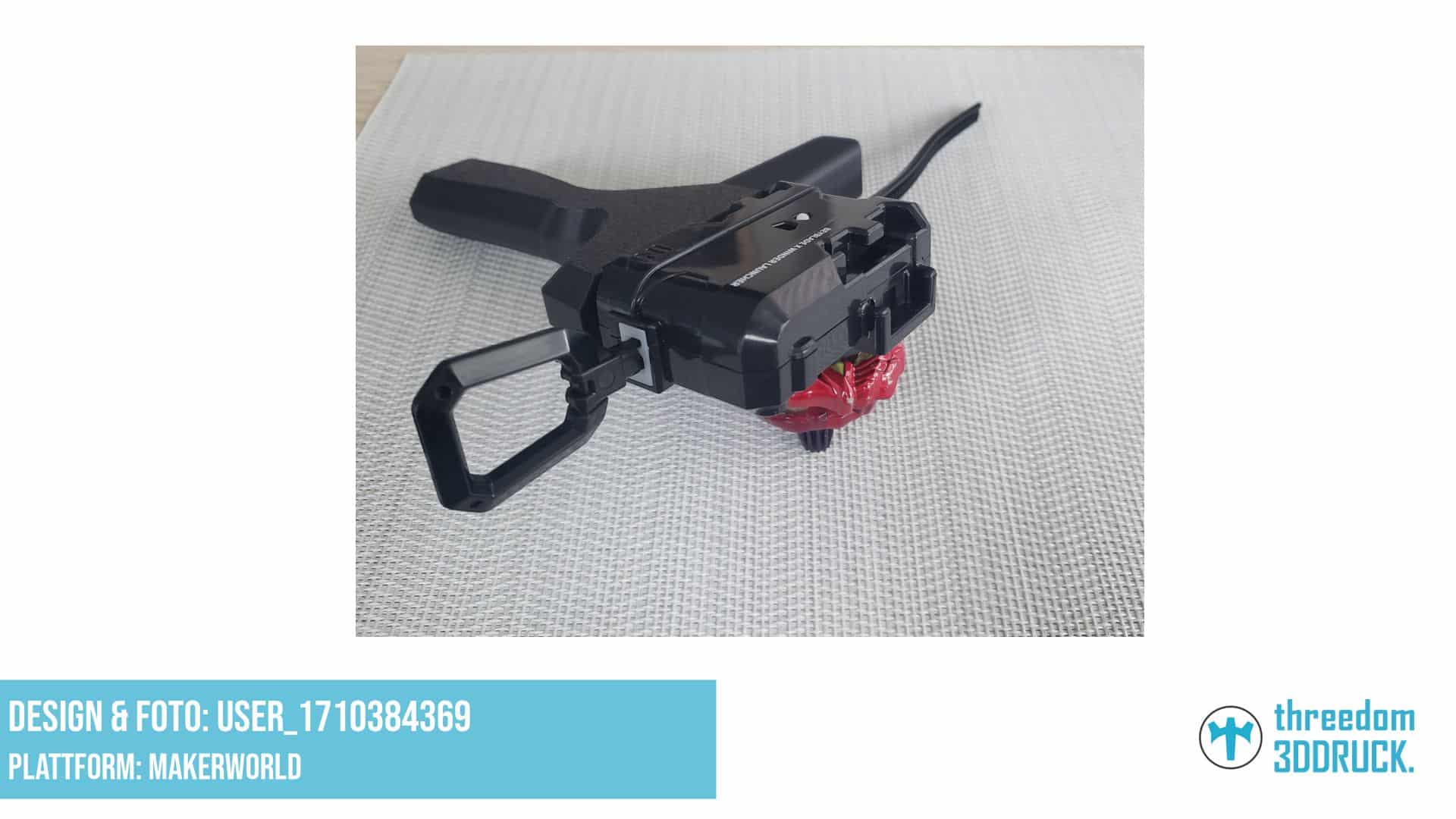 Beyblade X Launchergriff mit Fingerverlängerung