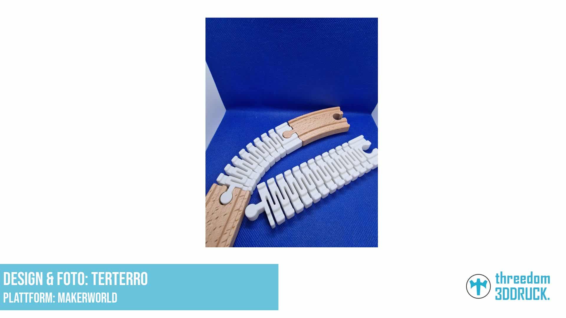 Biegbare Zuggleise für Brio/Ikea