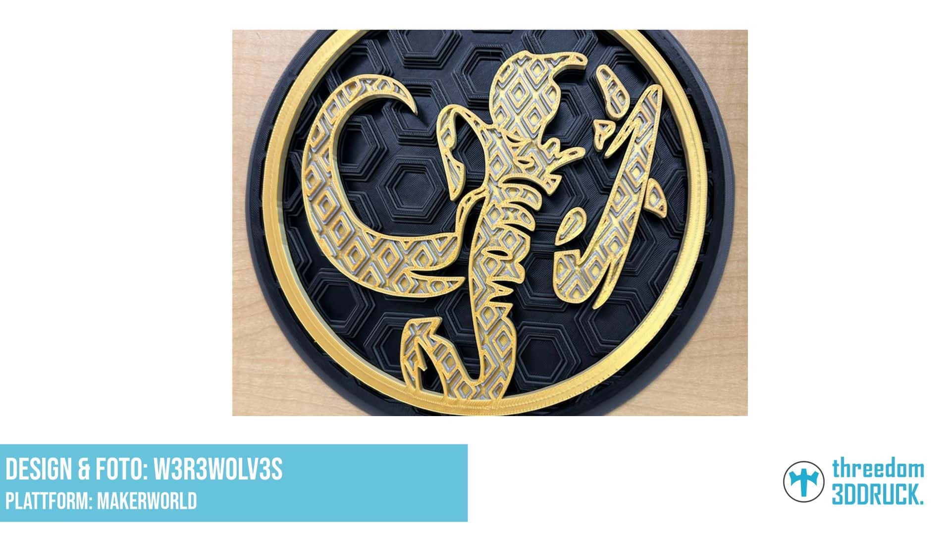 Black Ranger Coin Wandmosaik Black Ranger Coin Wandmosaik