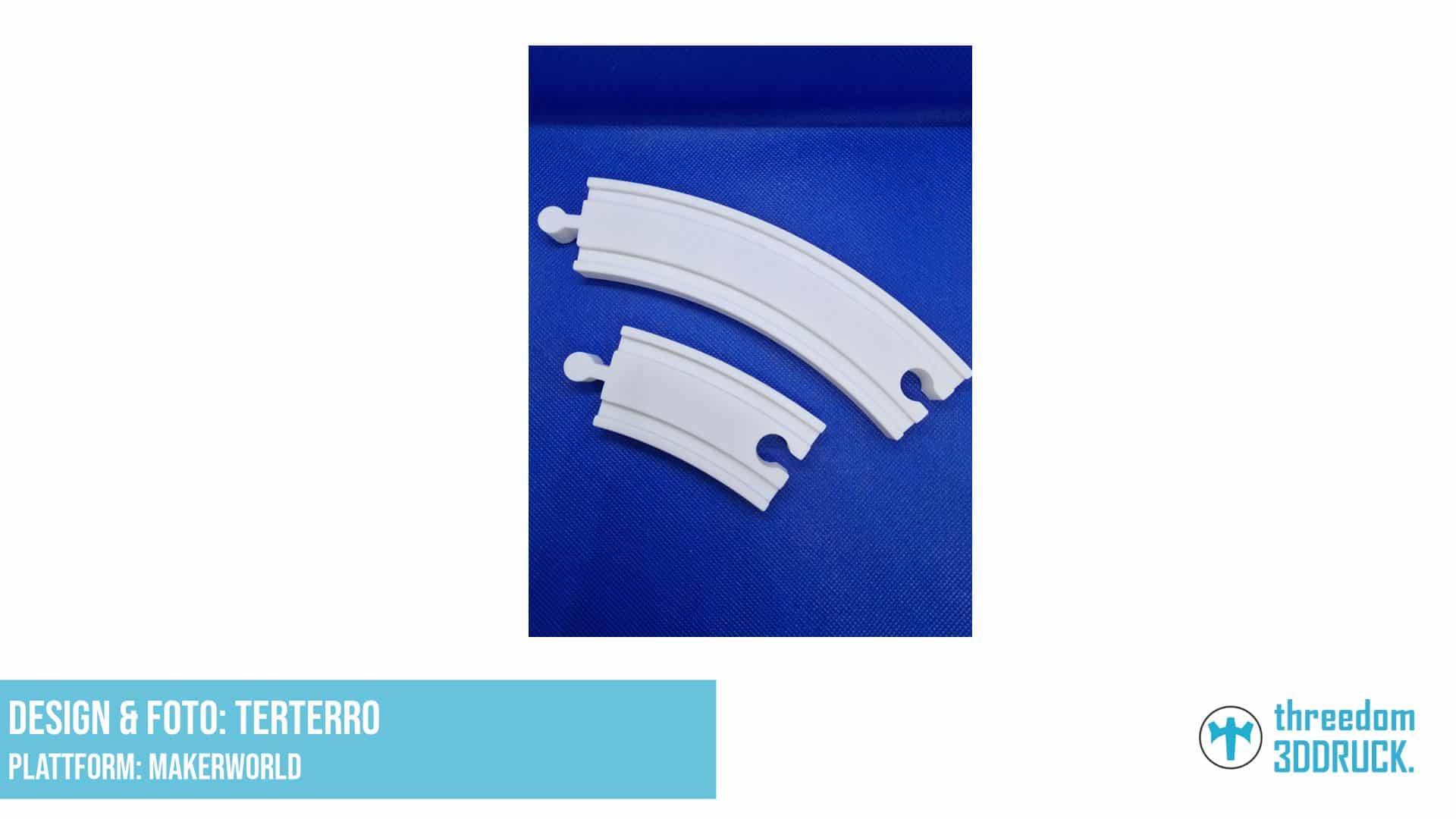 Brio/Ikea kompatible E-Kurven Schienen