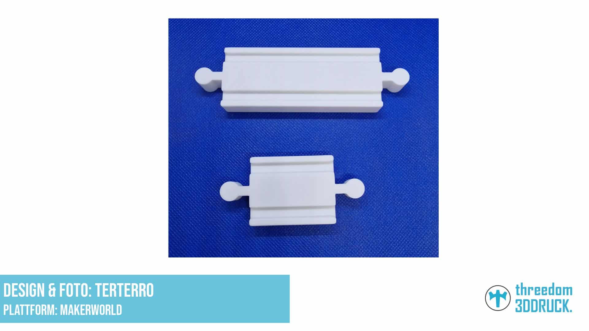 Brio/Ikea-kompatible Holzschienen für Zugstrecken