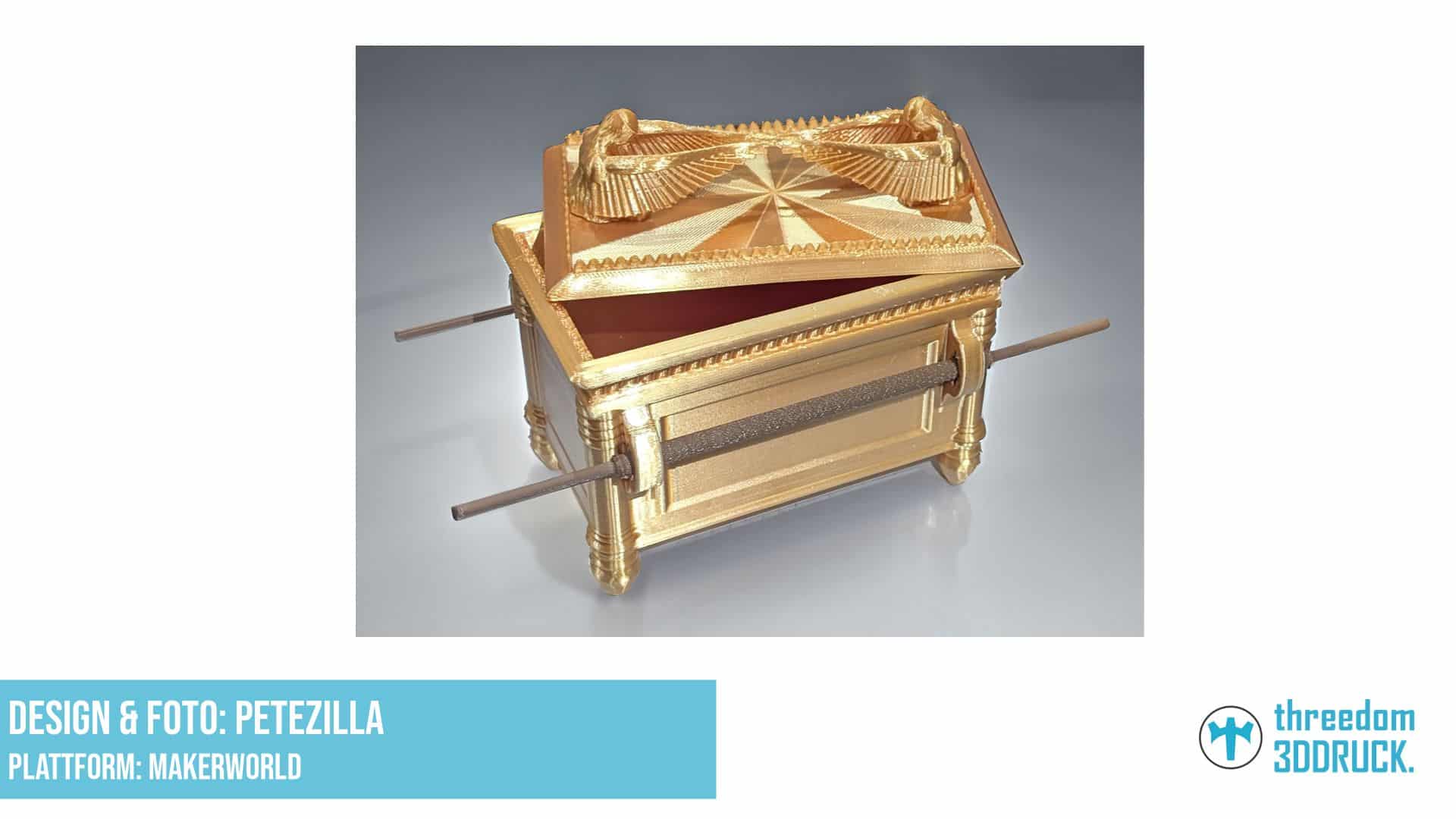 Bundeslade aus Indiana Jones – Dekorative Schmuck- und Reliquienbox