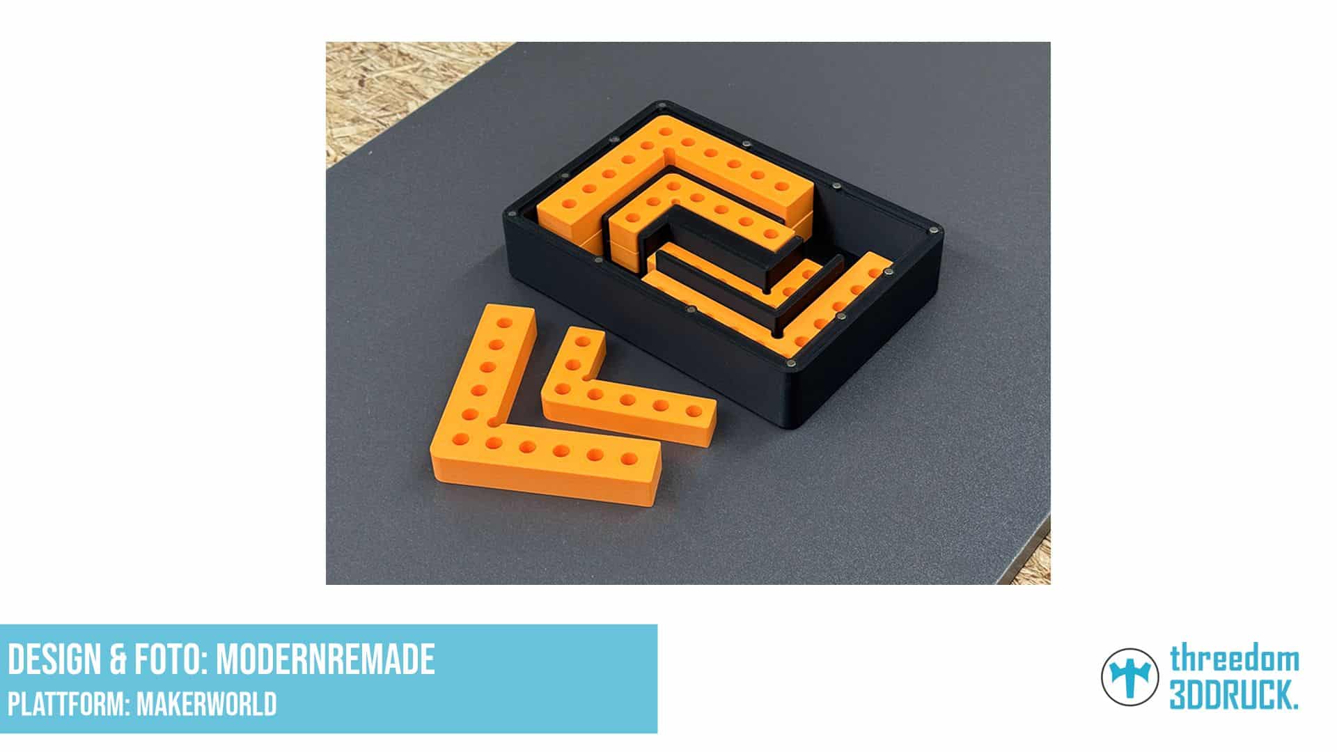 Winkel-Klemmquadrate mit Aufbewahrungskoffer – 2 Größen