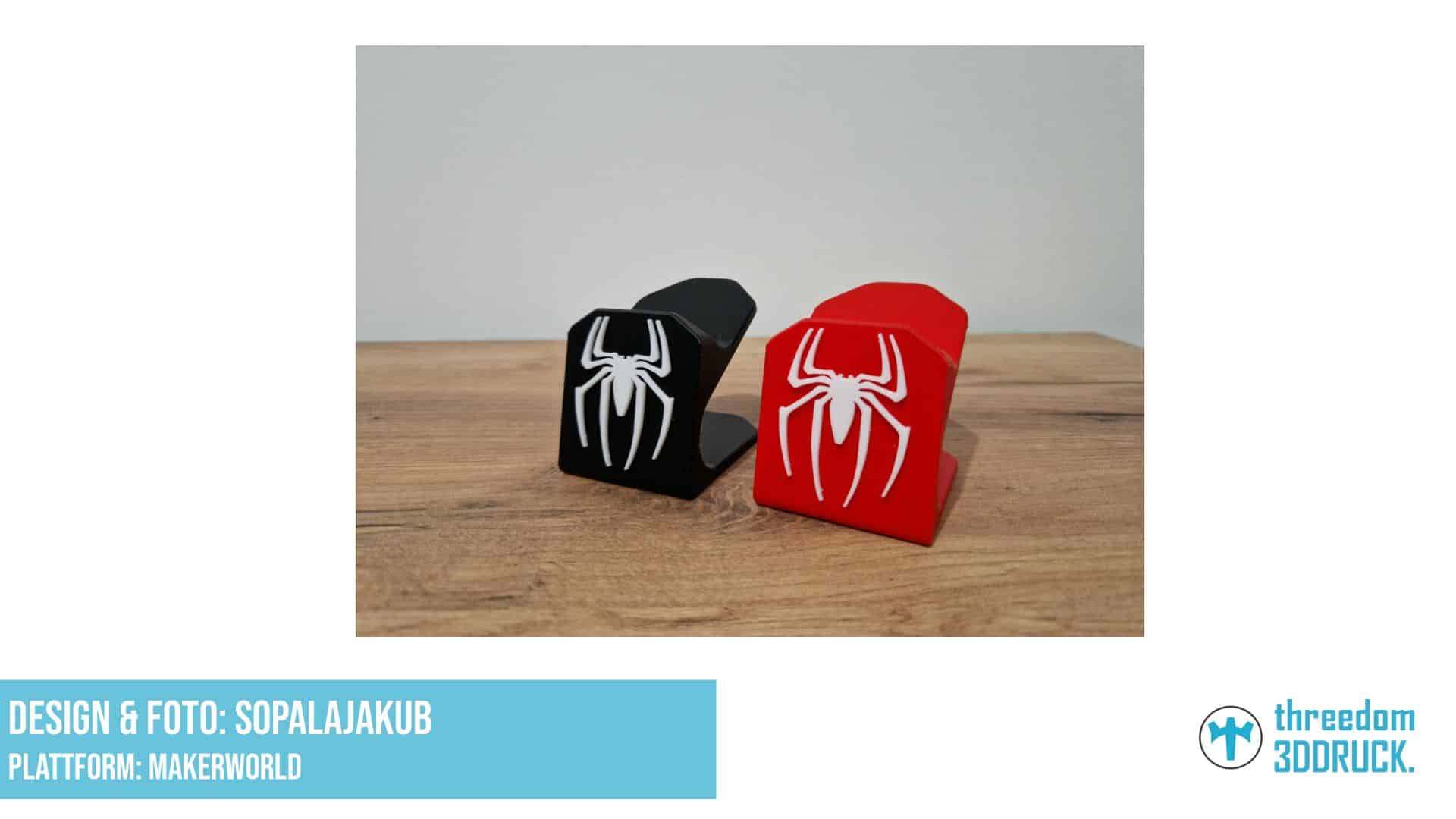 Spider-Motiv Controller-Ständer für PS5, PS4, Xbox