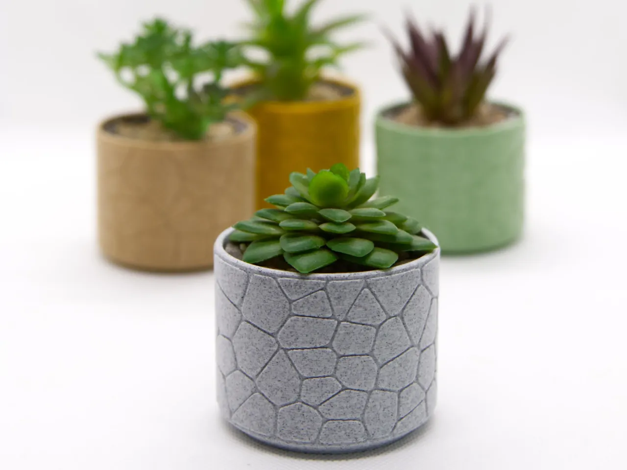 Steinmuster-Vase