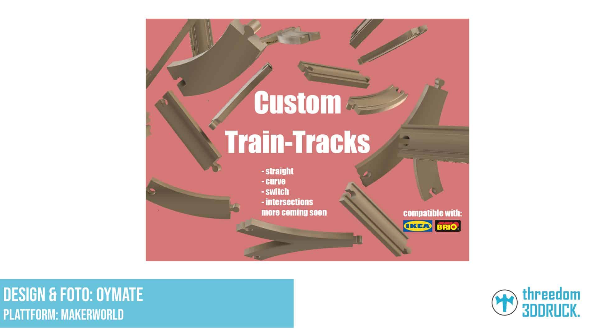 Custom Holzschienen für LILLABO & BRIO