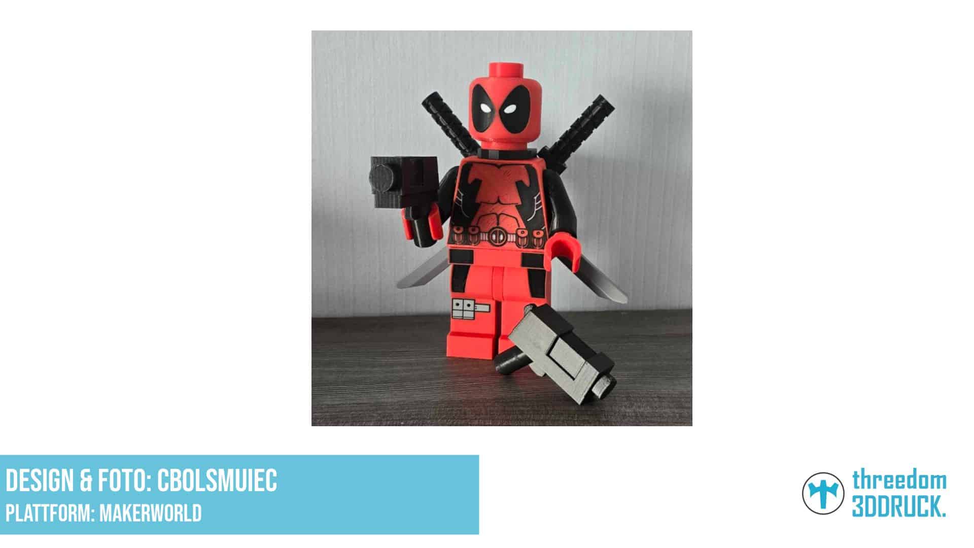 Big Brick Minifigur Deadpool