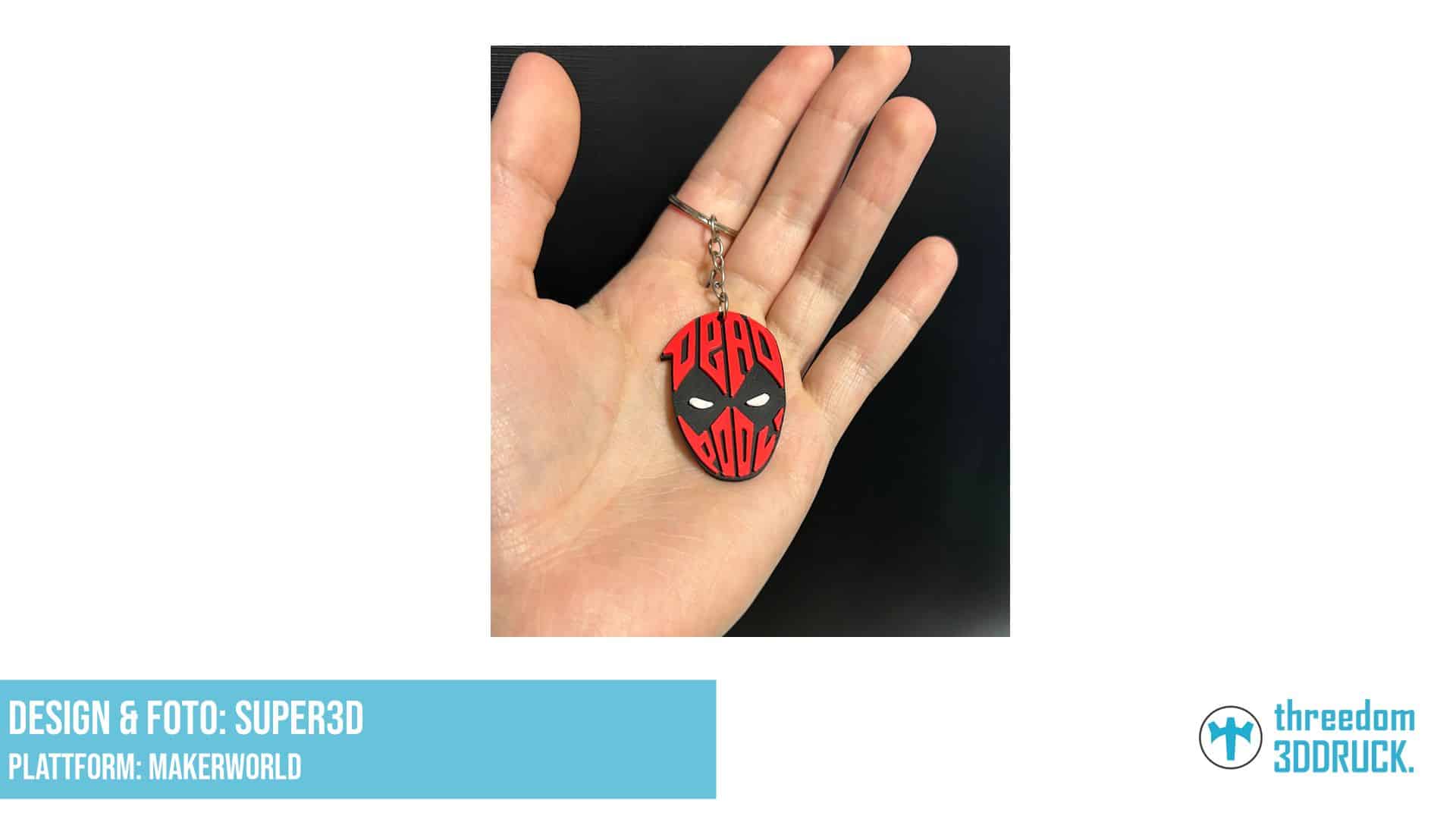 Deadpool-Schlüsselanhänger