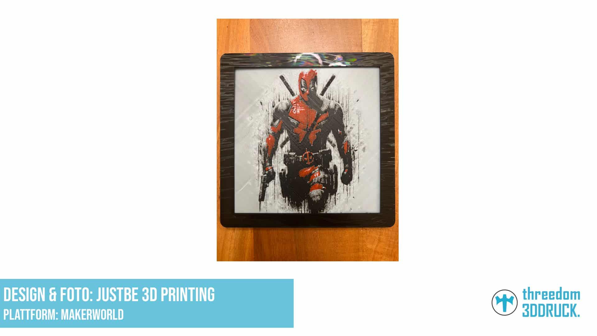 Deadpool 3D-Druckmodell