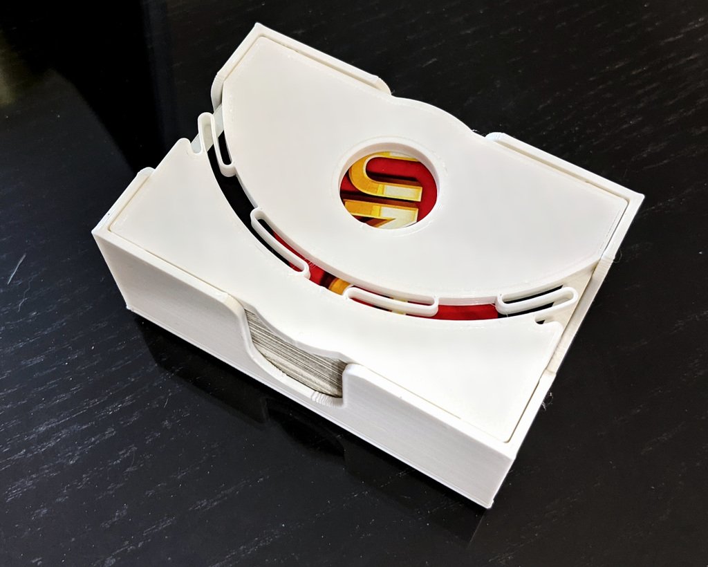 Kartenbox für ein Uno-Deck aus dem 3D-Drucker