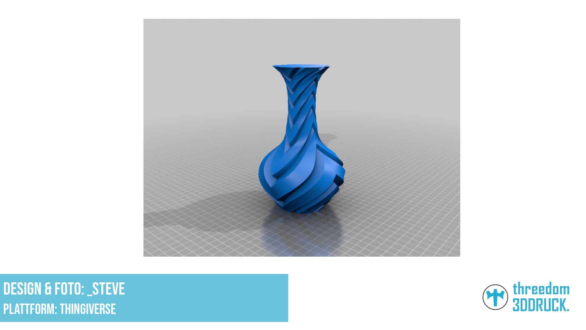 Dekorative Blumenvasen-Vorlage