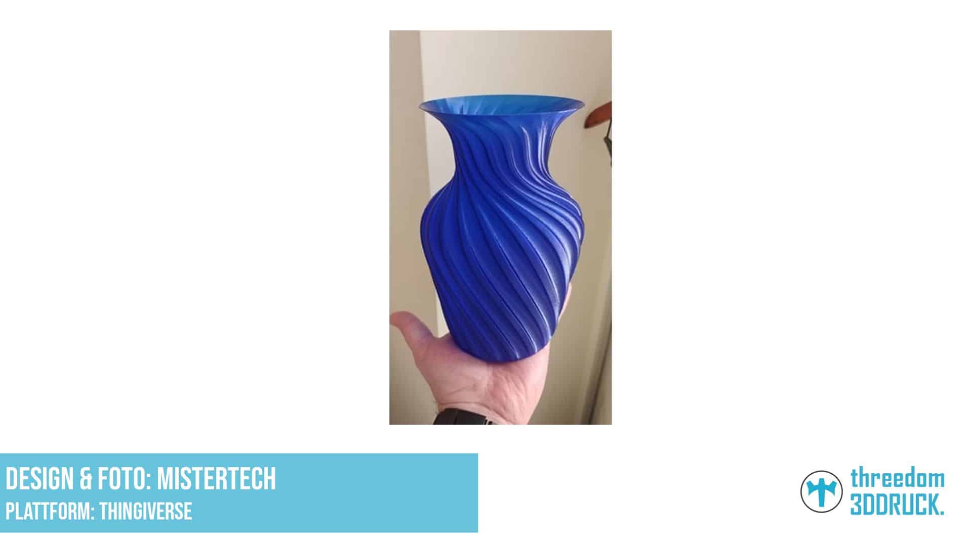 Dekorative Vase für Spiral-/Vasenmodus-Druck