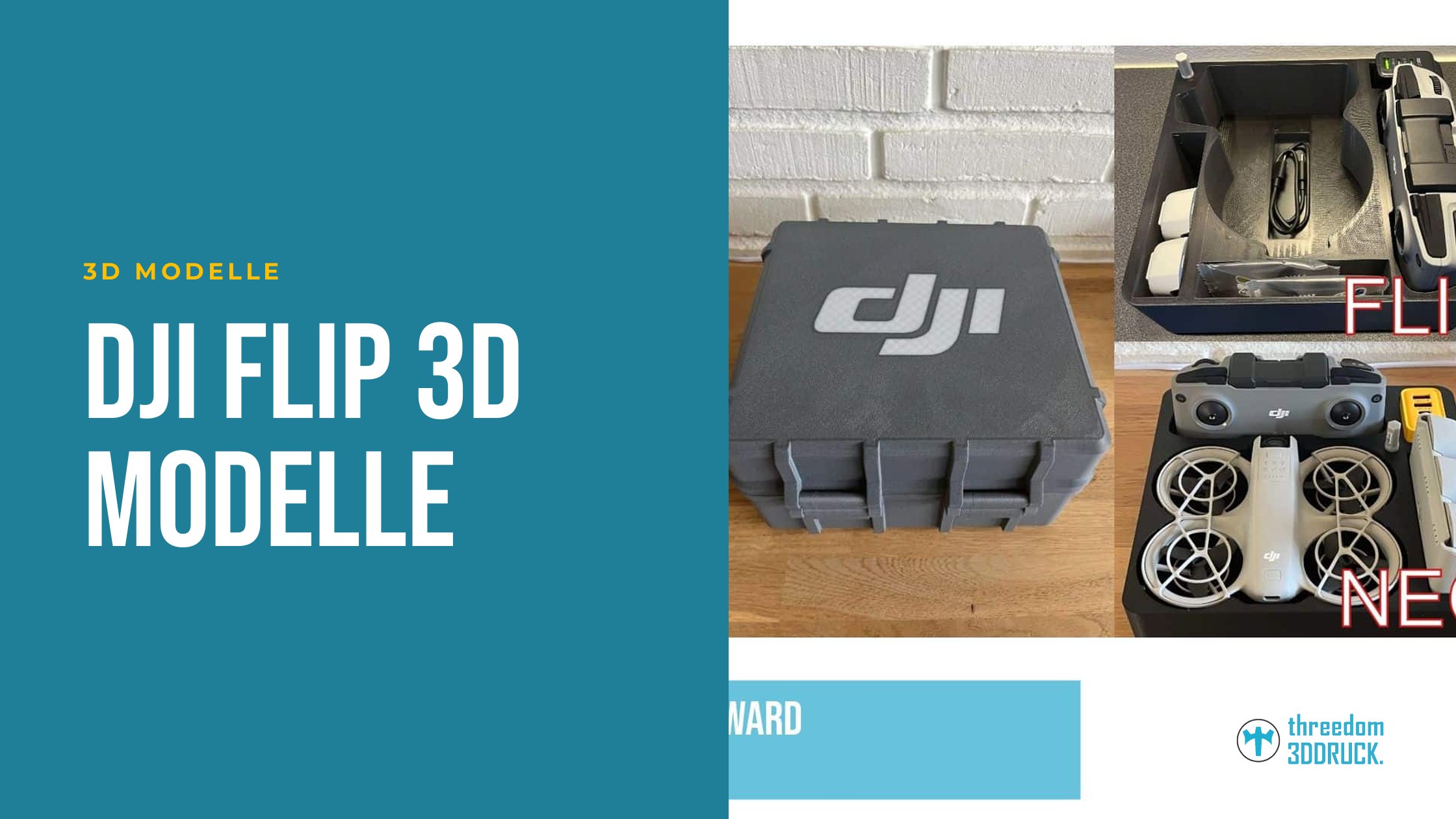 DJI Flip 3D Modelle DJI Flip 3D Modelle
