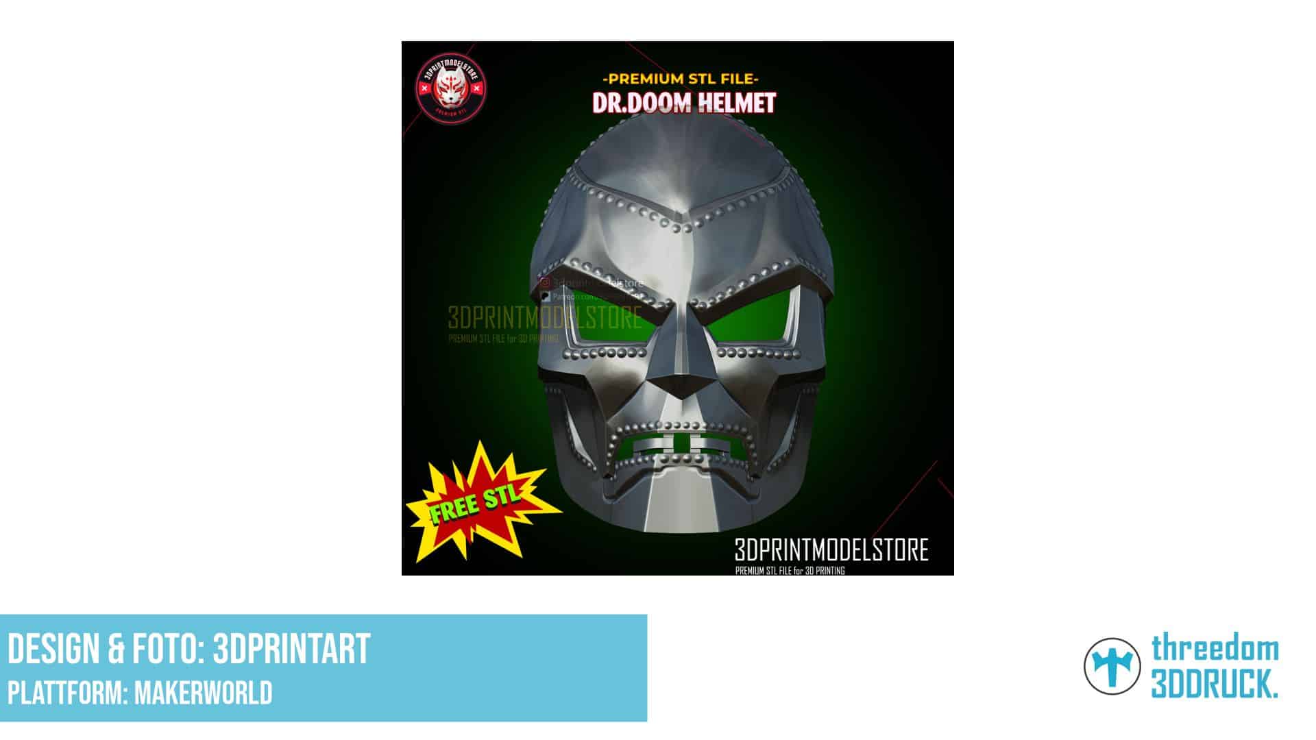 Dr. Doom Cosplay-Helm