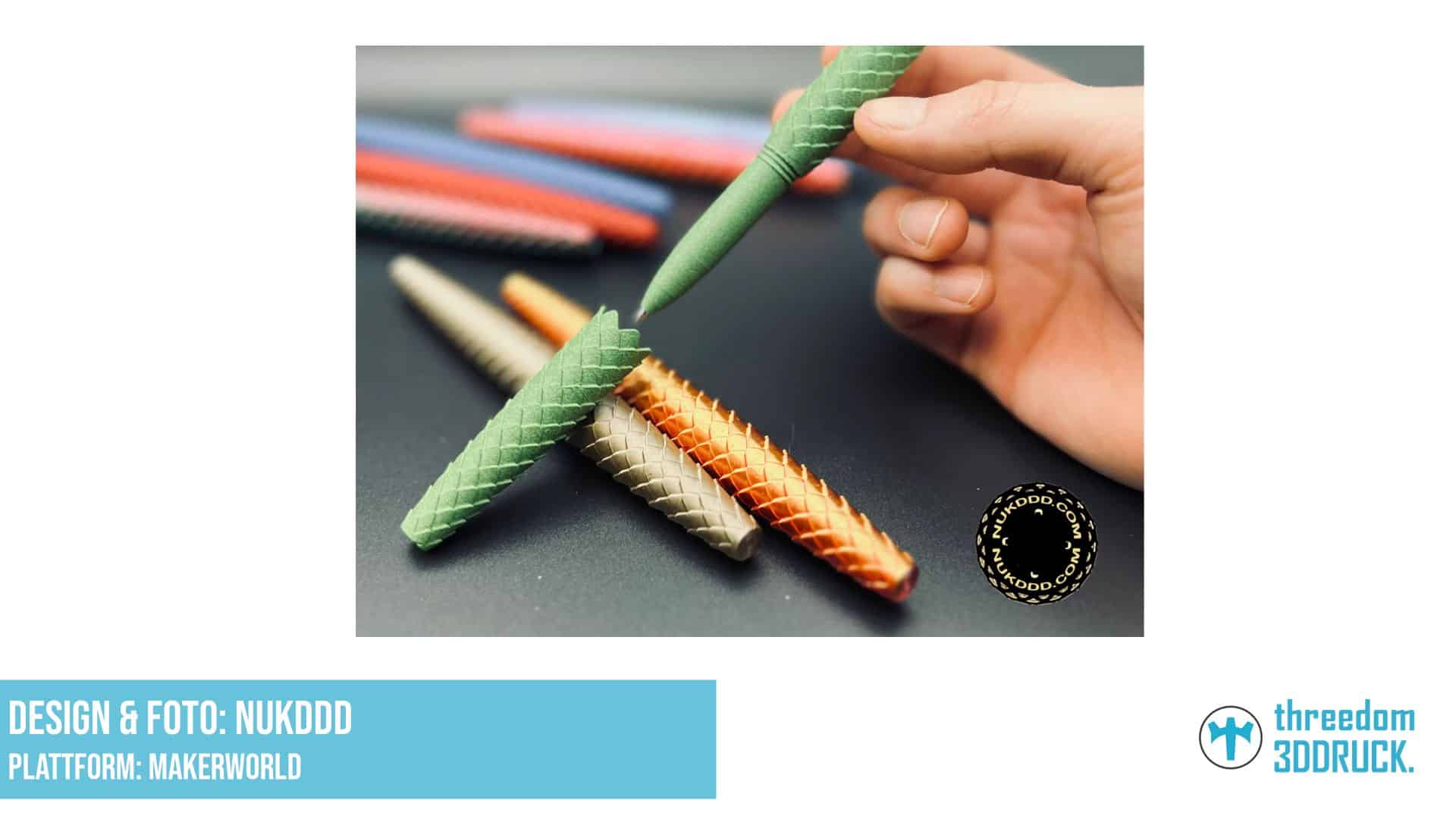 Drachen-Schuppen-Kugelschreiber