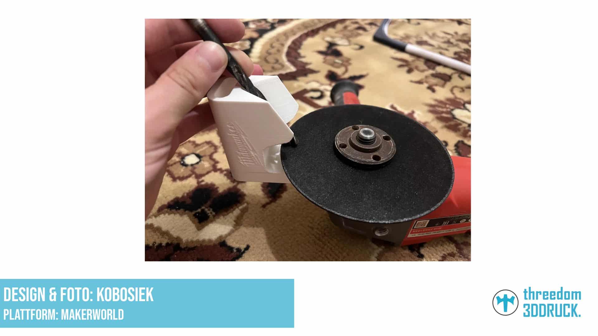 Bohrer-Schärfaufsatz für Winkelschleifer