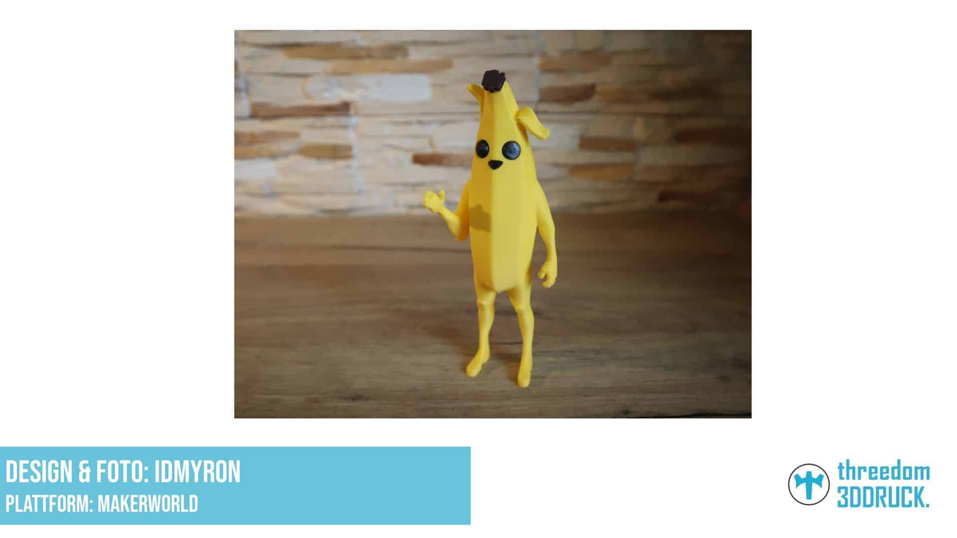 Fortnite Peely Bananenfigur Modell