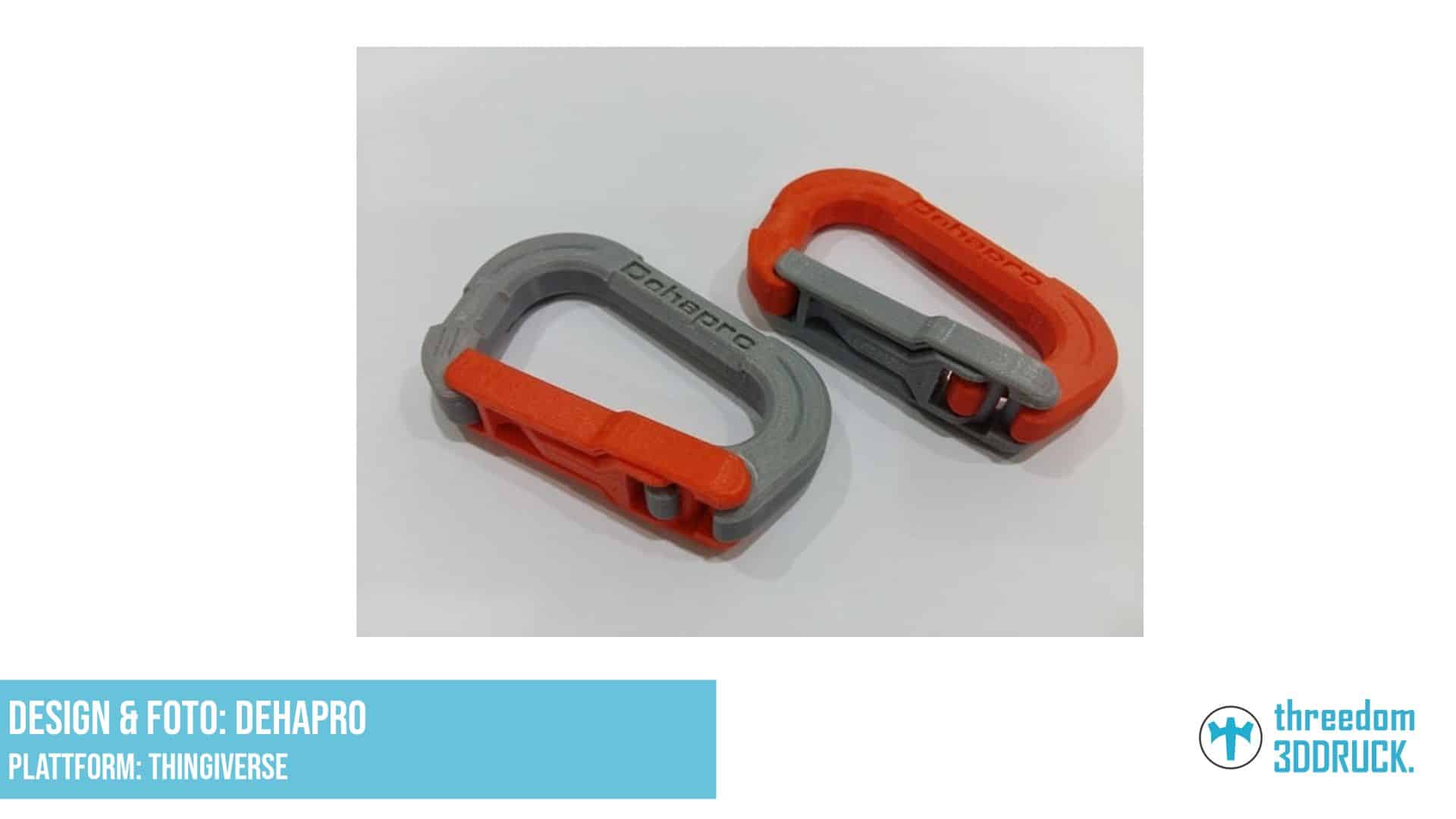 Einfacher Karabiner für leichte Anwendungen