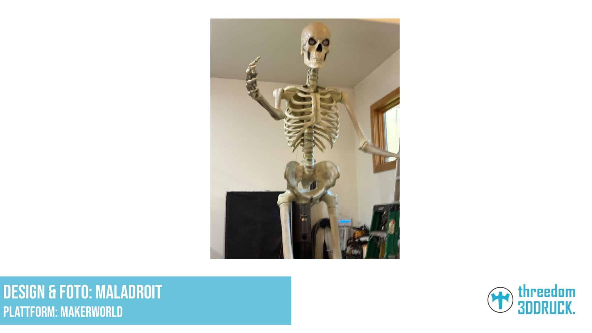 Ersatzteil für Ellenbogengelenk einer 3,65-Meter-Halloween-Skelettdekoration