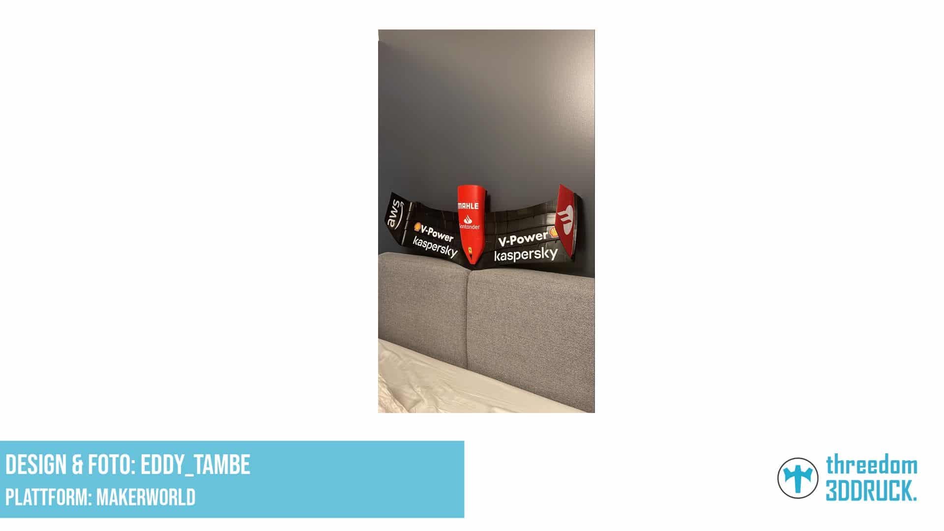 F1-75 Frontflügel Modell (1:2 Maßstab)