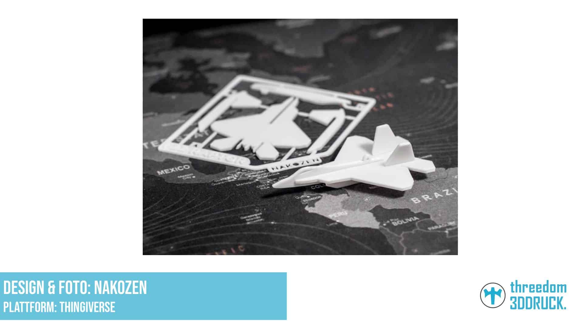 F22 Raptor Flugzeug-Bausatz