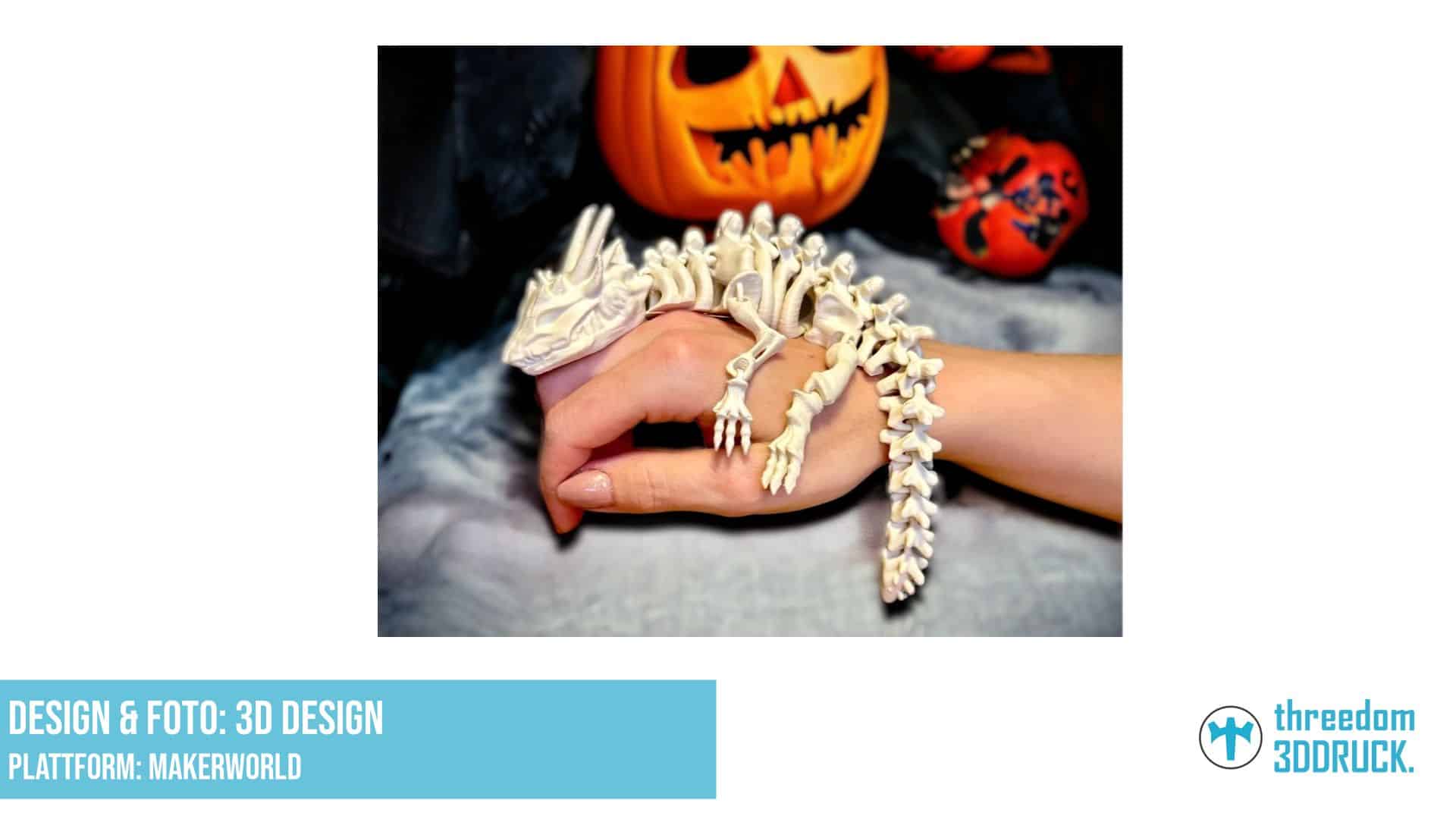 Flexibles Skelett-Drachen-Spielzeug