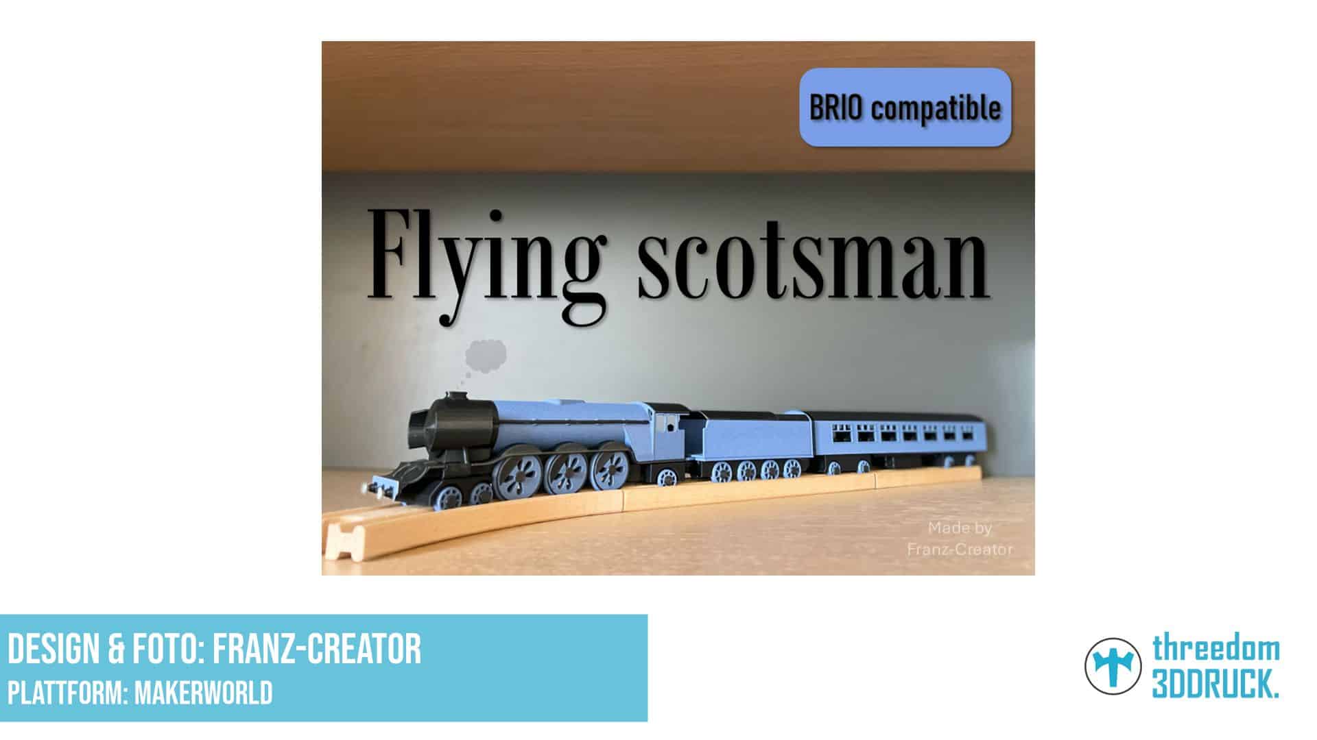 Flying Scotsman Dampflokomotive BRIO-kompatibel