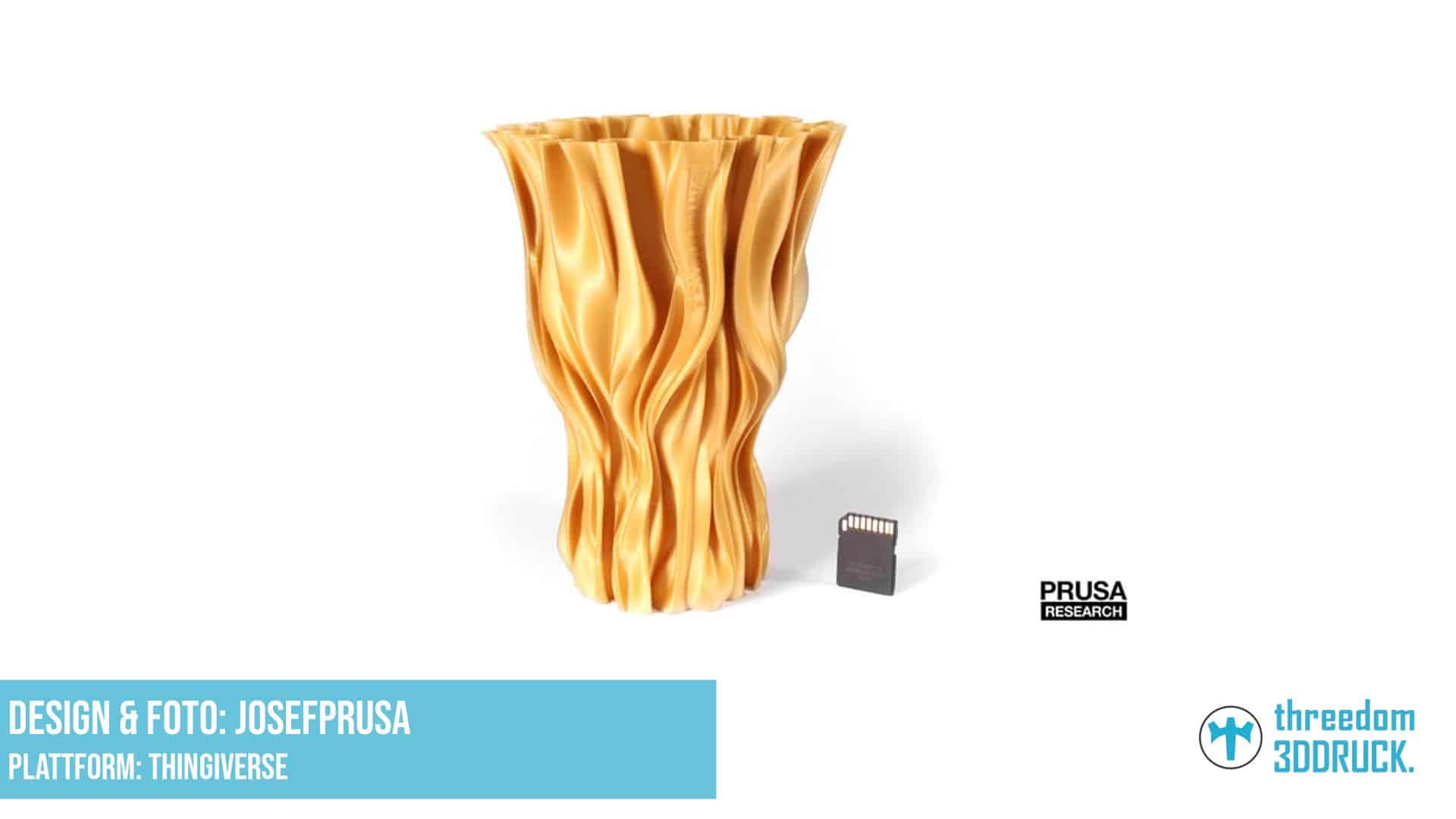 FLUID Vase von Josef Prusa