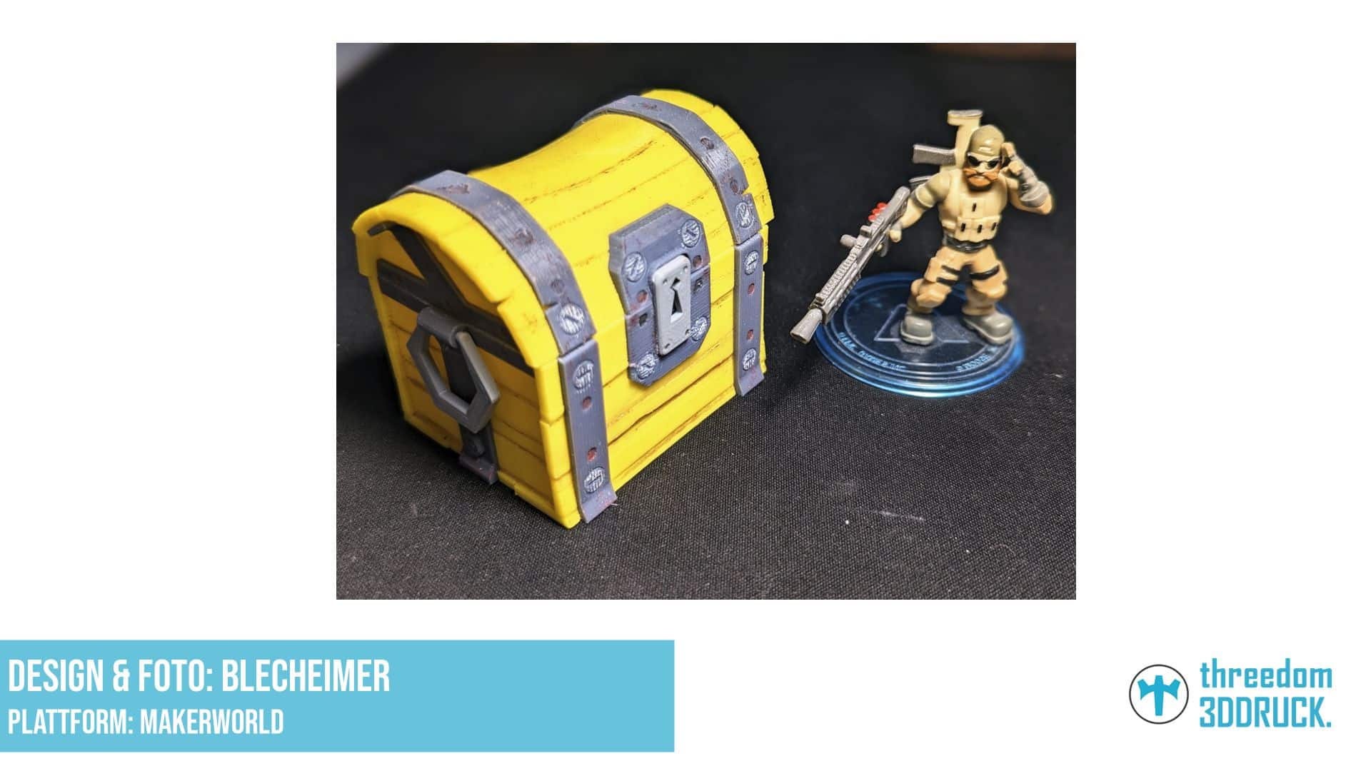 Fortnite-Truhe 3D-Modell