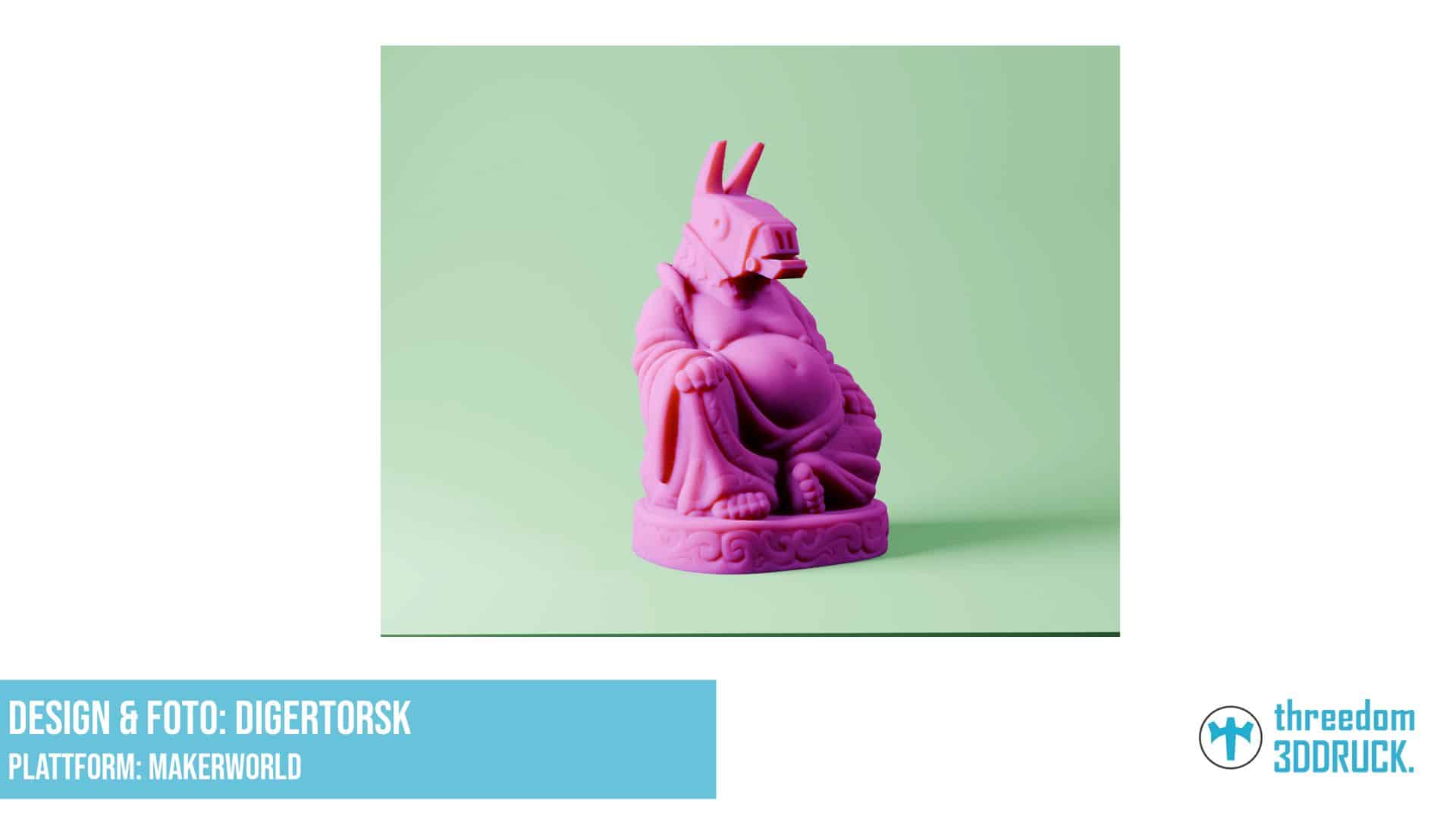 Fortnite-Llama-Buddha-Figur