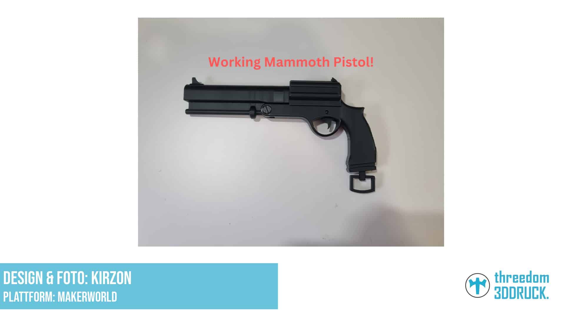 Fortnite Mammoth Pistol Funktionsmodell
