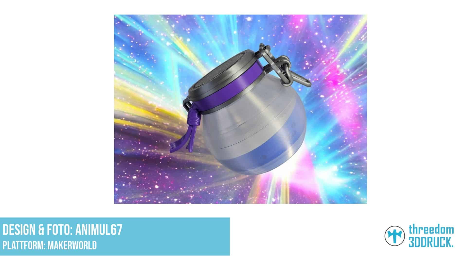 Fortnite Schutztrank-Großgefäß mit Klappmechanismus